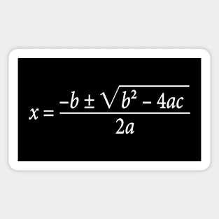 To solve a second degree equation Sticker